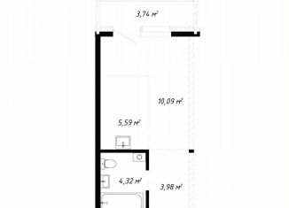 Продажа 1-комнатной квартиры, 27.7 м2, Иркутская область