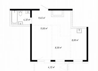 2-ком. квартира на продажу, 45.2 м2, Иркутская область