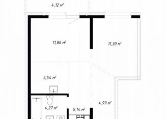 Продам 2-комнатную квартиру, 47.2 м2, Иркутская область