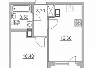 Продается однокомнатная квартира, 31.2 м2, Всеволожск, Взлётная улица, 14