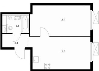 Продается однокомнатная квартира, 39.2 м2, Котельники