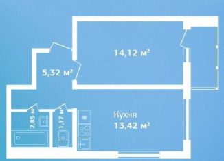 Продается однокомнатная квартира, 36.9 м2, Кировск