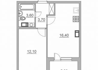 Продажа 1-ком. квартиры, 38.3 м2, Всеволожск, Взлётная улица, 14