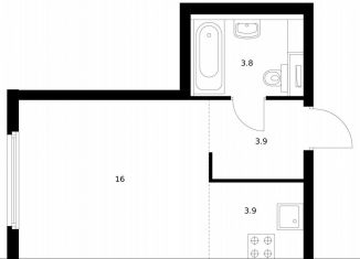 Продам квартиру студию, 27.6 м2, Москва, жилой комплекс Барклая 6, к6, метро Багратионовская