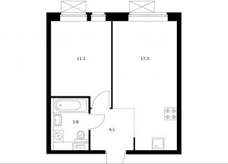 Продажа 1-комнатной квартиры, 35.9 м2, Москва, метро Озёрная, жилой комплекс Мичуринский Парк, 4.2