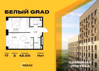 Продажа двухкомнатной квартиры, 42 м2, Московская область