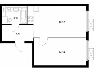 Продается 1-ком. квартира, 42 м2, Москва, Очаковское шоссе, 4к5