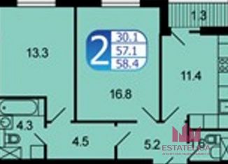 Сдам в аренду 2-комнатную квартиру, 58.4 м2, Москва, Производственная улица, 8к1, метро Новопеределкино