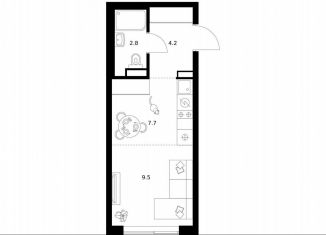 Продаю квартиру студию, 24.2 м2, Москва, метро Мичуринский проспект