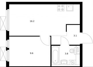 Продажа 1-ком. квартиры, 33 м2, Москва, район Очаково-Матвеевское, жилой комплекс Мичуринский Парк, 4.3