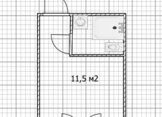 Квартира на продажу студия, 11.5 м2, Москва, Студенческая улица, 16, метро Студенческая