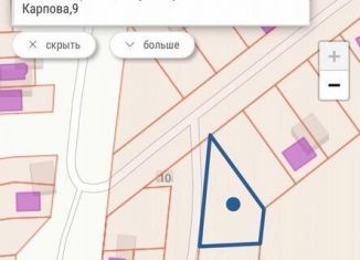 Земельный участок на продажу, 8.6 сот., село Супсех, улица Вячеслава Карпова