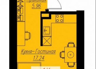 Продаю 1-ком. квартиру, 29.8 м2, Красноярск, Семафорная улица, 441А