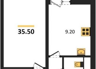 Продаю однокомнатную квартиру, 35.5 м2, Воронеж, Ростовская улица, 18А