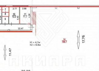 Сдается склад, 844 м2, Москва, метро Каширская, Котляковская улица, 6с5