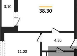 Продаю 1-ком. квартиру, 38.3 м2, Воронеж, улица Пескова, 6, Центральный район