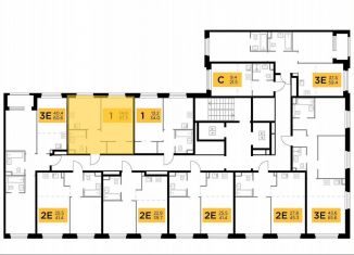 Продам 1-ком. квартиру, 37.3 м2, Мытищи, жилой комплекс Белый Grad, 12.2