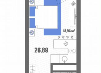 Продаю квартиру студию, 26.9 м2, Крым