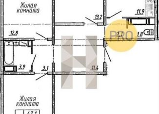 Продаю 3-комнатную квартиру, 83.1 м2, Воронеж, улица Пескова, 6