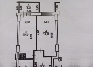 Продается 1-ком. квартира, 40.3 м2, Ростов-на-Дону, улица 23-я Линия, 54