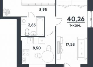 Продаю однокомнатную квартиру, 40.3 м2, Волгоградская область