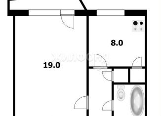 Продам 1-комнатную квартиру, 33.8 м2, Новосибирск, улица Иванова, 27, Советский район