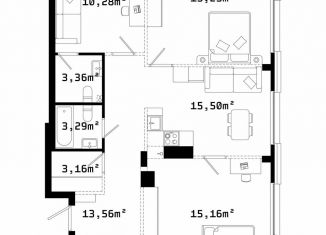 Продам 3-комнатную квартиру, 79.6 м2, Челябинск, улица Труда, 187