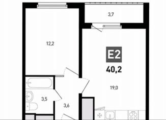 Продам однокомнатную квартиру, 40.2 м2, Ростов-на-Дону, Советский район, проспект Маршала Жукова, 11