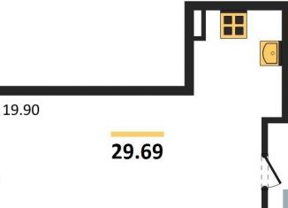 Квартира на продажу студия, 29.7 м2, Воронеж, улица 45-й Стрелковой Дивизии, 259/27, Коминтерновский район