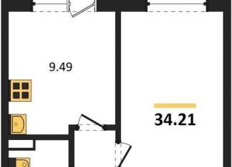 Продается однокомнатная квартира, 34.2 м2, Воронеж, улица 45-й Стрелковой Дивизии, 259/27, Коминтерновский район