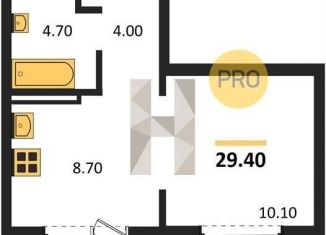 1-комнатная квартира на продажу, 29.4 м2, Новосибирск, метро Студенческая, улица Связистов, 13/2