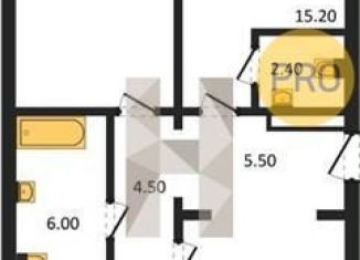 Трехкомнатная квартира на продажу, 86.5 м2, Новосибирск, улица Связистов, 13/2