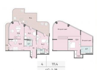 Продаю 4-комнатную квартиру, 111.4 м2, Москва, Даниловский район