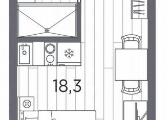 Продам квартиру студию, 22.1 м2, Санкт-Петербург, проспект Стачек, 62Б, Кировский район