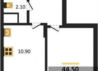 Продается 1-ком. квартира, 44.5 м2, Воронеж, ЖК Высота, Краснознамённая улица, 57/5