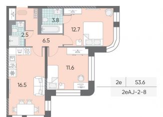 Продаю 2-комнатную квартиру, 53.6 м2, Москва, метро Нагатинская