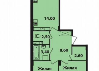 Продам 2-ком. квартиру, 59.5 м2, Ставропольский край, Гражданская улица, 5