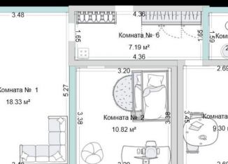 Продажа двухкомнатной квартиры, 50 м2, Самара, бульвар Ивана Финютина, 68, метро Юнгородок