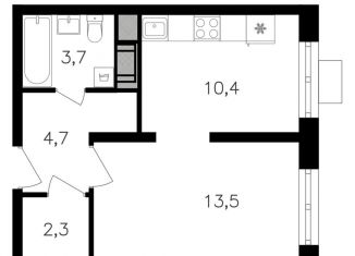 Продаю квартиру студию, 34.6 м2, Москва, район Щукино