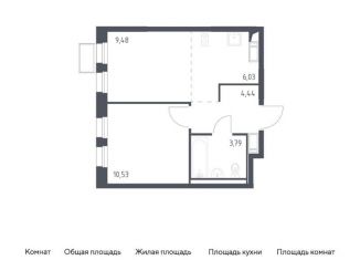 Продается двухкомнатная квартира, 34.3 м2, Ленинский городской округ, ЖК Горки Парк