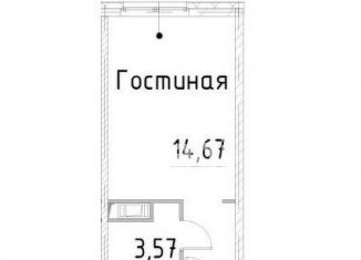 Продаю квартиру студию, 21.3 м2, Санкт-Петербург, ЖК Про.Молодость, проспект Большевиков, уч3