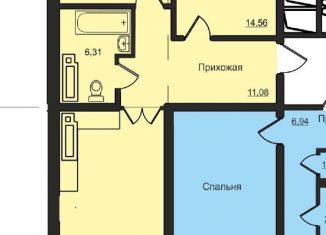 Продается 2-ком. квартира, 69.4 м2, Челябинск, улица Братьев Кашириных, стр46, Калининский район