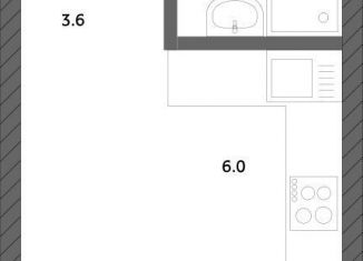 Продажа квартиры студии, 21.2 м2, поселение Внуковское, улица Анны Ахматовой, 11к3