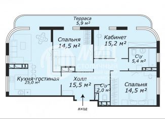 Продажа трехкомнатной квартиры, 98 м2, Москва, шоссе Энтузиастов, 3Ак1, ЖК Символ