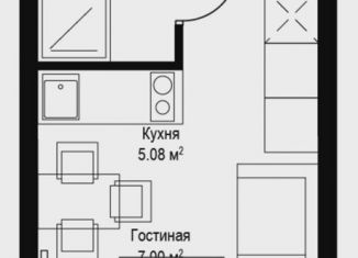 Продам квартиру студию, 18.4 м2, деревня Сапроново, ЖК Эко Видное 2.0