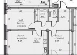 Продается 2-ком. квартира, 63 м2, Абакан, улица Комарова, 7Бк2, ЖК Комарово