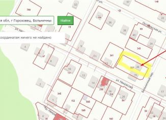 Продам земельный участок, 6 сот., Гороховец, Больничный переулок, 26