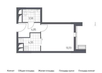 Продается квартира студия, 25.8 м2, деревня Раздоры, жилой комплекс Спутник, к13