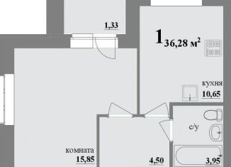 1-ком. квартира на продажу, 36.4 м2, Муром