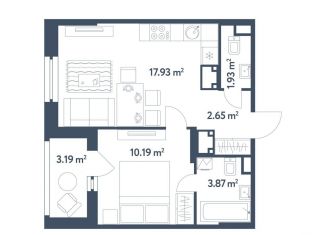 2-ком. квартира на продажу, 38.2 м2, Москва, жилой комплекс Светлый Мир Станция Л, к8, ЖК Светлый Мир Станция Л